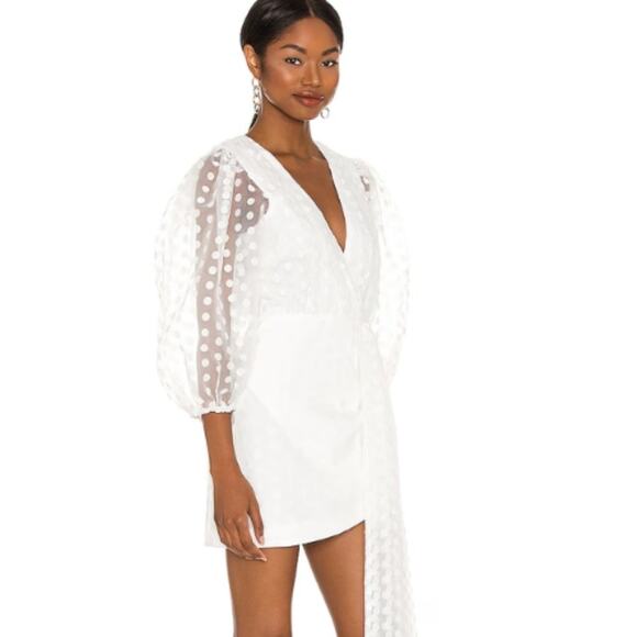 Lovers & Friends Alize Mini Dress in White NWT Size Medium - Picture 4 of 4